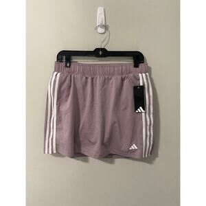 NWT Adidas 3-Stripe Skort Golf Tennis Athletic Skirt, Fig Size Medium